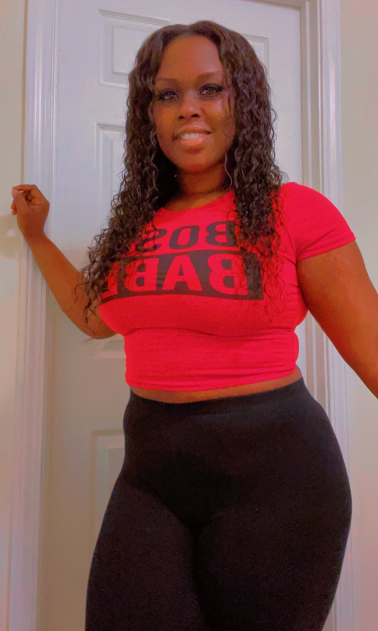 BOSS  CROP TOP SHIRTS