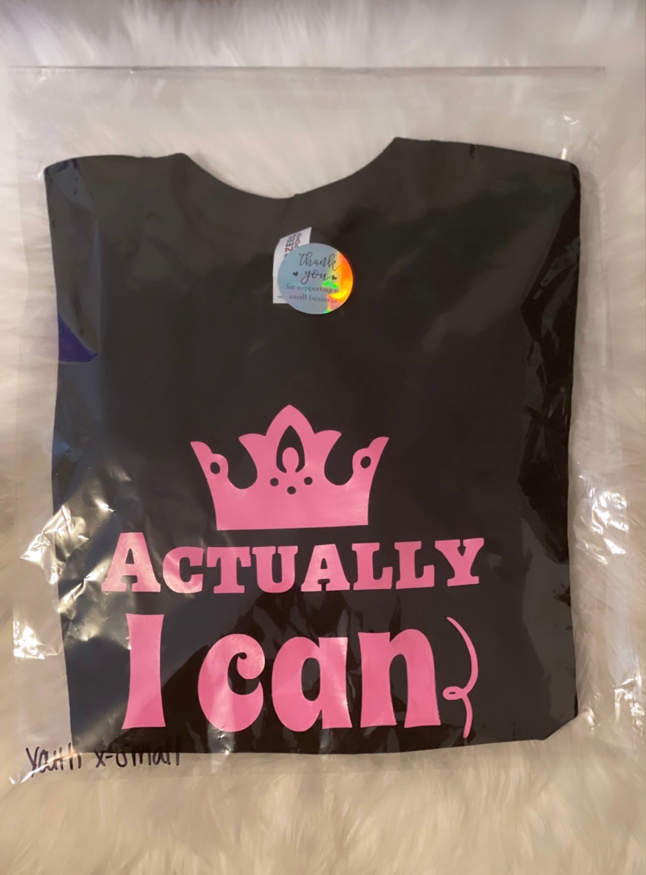 ACTUALLY I CAN YOUTH T-SHIRT